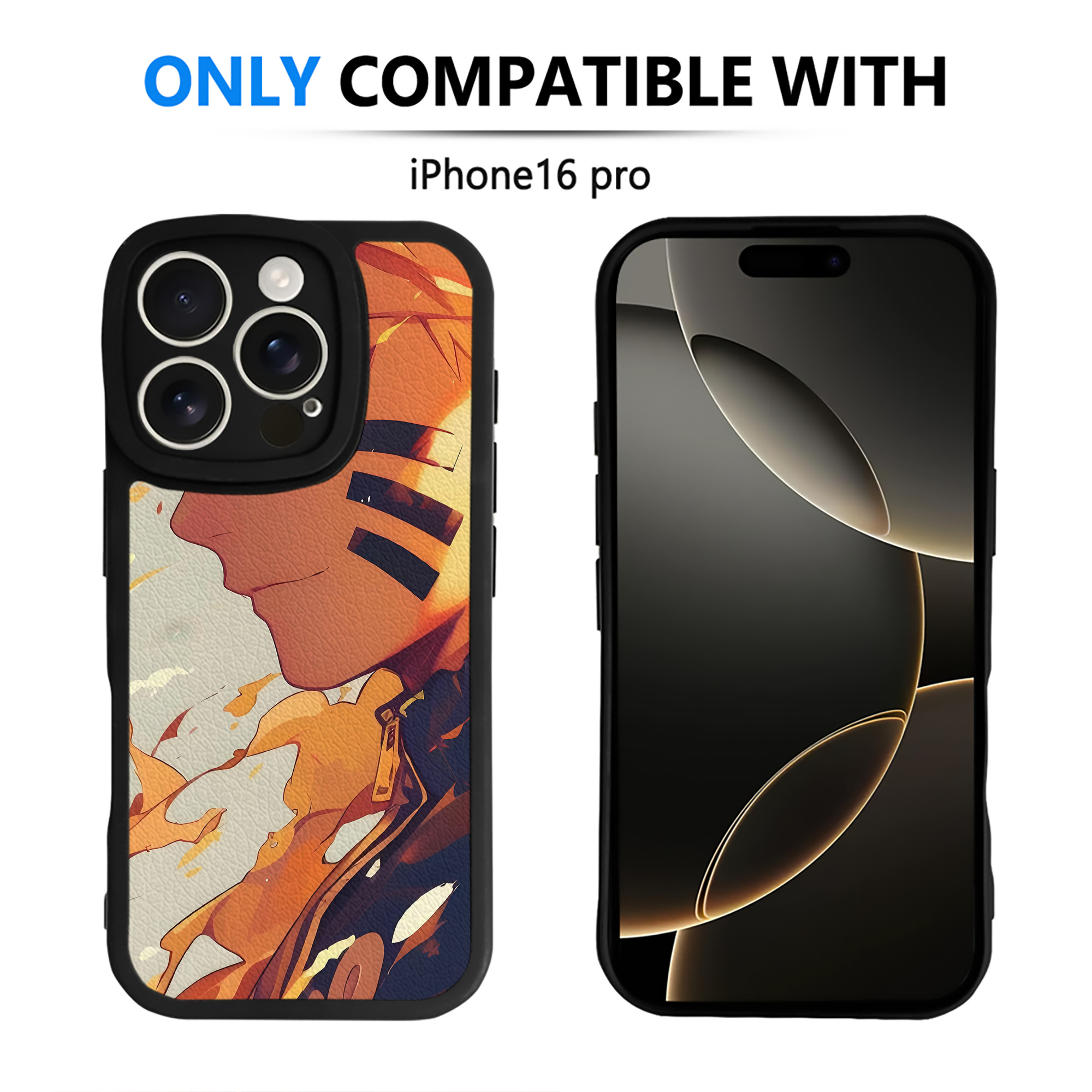 （画像用） NARUTO -ナルト- NARUTO -ナルト- 疾風伝 【iPhone 16シリーズ対応】シリコンスマホケース（レザー調） 材質：シリコン